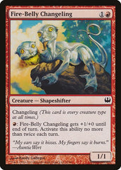 Fire-Belly Changeling [Duel Decks: Knights vs. Dragons] | RetroPlay Games