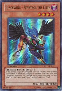 Blackwing - Zephyros the Elite [DP11-EN012] Ultra Rare | RetroPlay Games