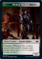 Insect // Human Soldier Double-sided Token [Innistrad: Crimson Vow Tokens] | RetroPlay Games