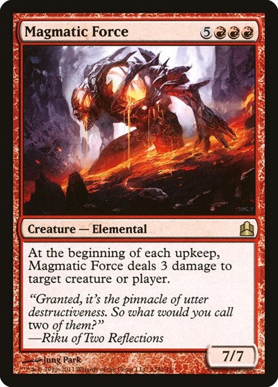 Magmatic Force [Commander 2011] | RetroPlay Games