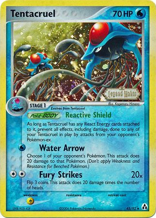 Tentacruel (45/92) (Stamped) [EX: Legend Maker] | RetroPlay Games