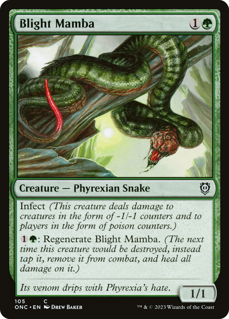 Blight Mamba [Phyrexia: All Will Be One Commander] | RetroPlay Games