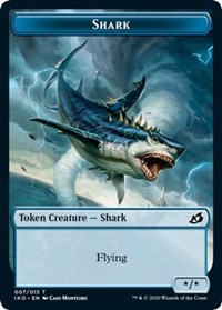 Shark // Human Soldier (005) Double-sided Token [Ikoria: Lair of Behemoths Tokens] | RetroPlay Games