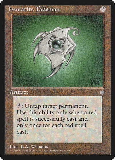Hematite Talisman [Ice Age] | RetroPlay Games