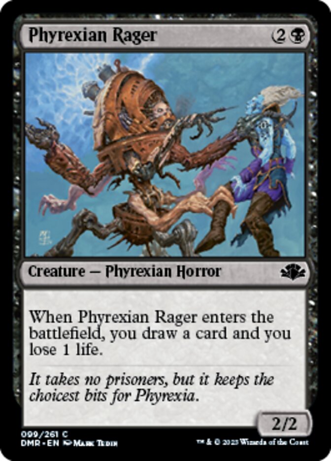 Phyrexian Rager [Dominaria Remastered] | RetroPlay Games