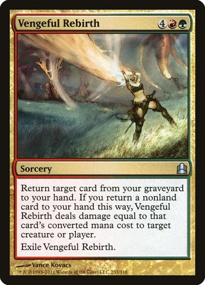Vengeful Rebirth [Commander 2011] | RetroPlay Games