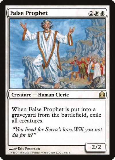 False Prophet [Commander 2011] | RetroPlay Games