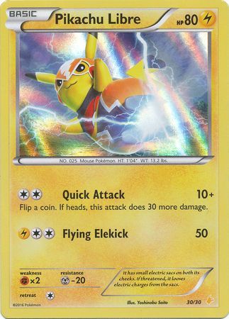 Pikachu Libre (30/30) [XY: Trainer Kit 3 - Pikachu Libre] | RetroPlay Games