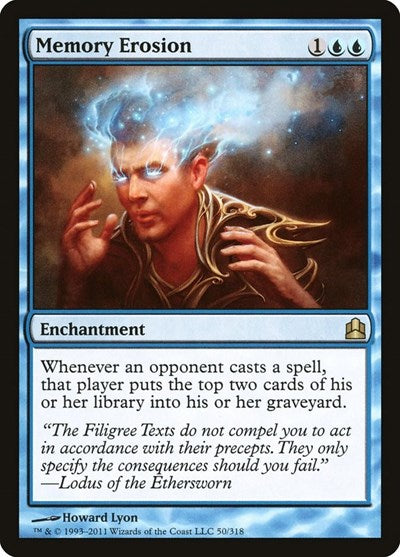 Memory Erosion [Commander 2011] | RetroPlay Games