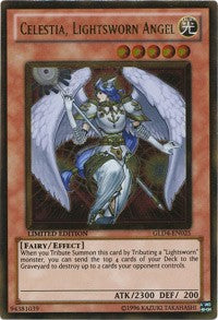 Celestia, Lightsworn Angel [GLD4-EN025] Gold Rare | RetroPlay Games