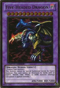 Five-Headed Dragon [GLD4-EN031] Gold Rare | RetroPlay Games