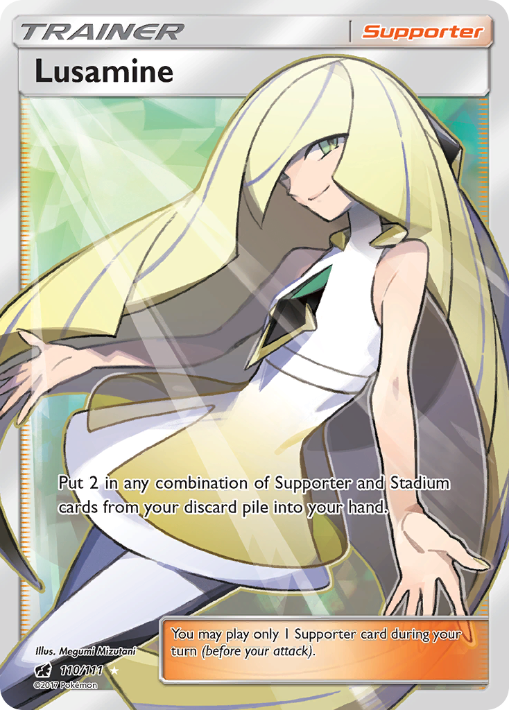 Lusamine (110/111) [Sun & Moon: Crimson Invasion] | RetroPlay Games