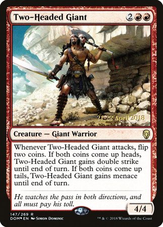 Two-Headed Giant [Dominaria Promos] | RetroPlay Games