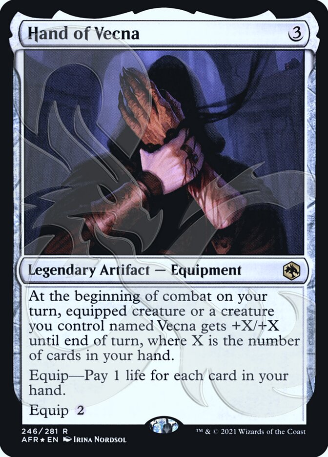 Hand of Vecna (Ampersand Promo) [Dungeons & Dragons: Adventures in the Forgotten Realms Promos] | RetroPlay Games