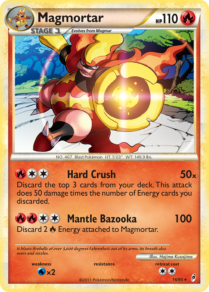 Magmortar (16/95) [HeartGold & SoulSilver: Call of Legends] | RetroPlay Games