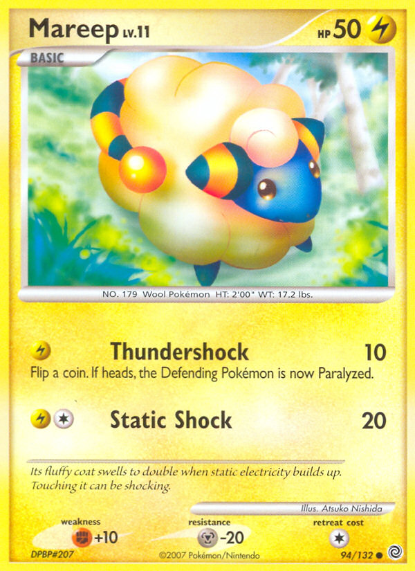 Mareep (94/132) [Diamond & Pearl: Secret Wonders] | RetroPlay Games