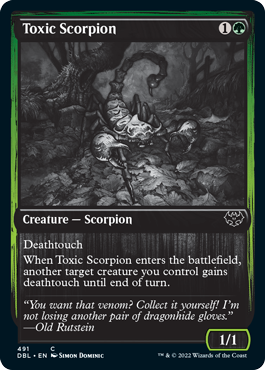 Toxic Scorpion [Innistrad: Double Feature] | RetroPlay Games