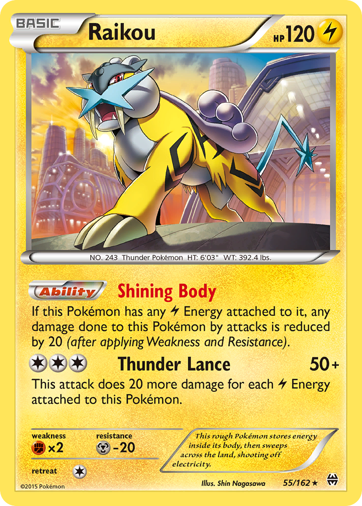 Raikou (55/162) [XY: BREAKthrough] | RetroPlay Games