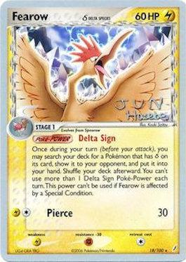 Fearow (18/100) (Delta Species) (Flyvees - Jun Hasebe) [World Championships 2007] | RetroPlay Games