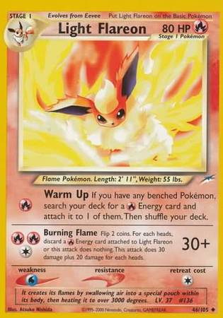 Light Flareon (46/105) [Neo Destiny Unlimited] | RetroPlay Games