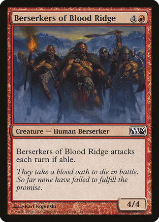 Berserkers of Blood Ridge [Magic 2010] | RetroPlay Games