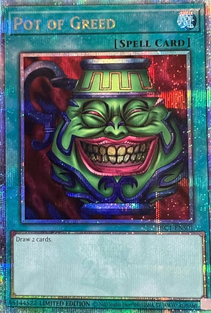 Pot of Greed [TBC1-ENS01] Secret Rare | RetroPlay Games