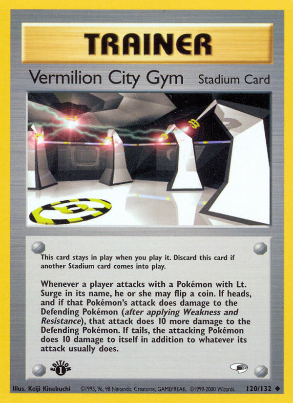 Vermilion City Gym (120/132) [Gym Heroes 1st Edition] | RetroPlay Games