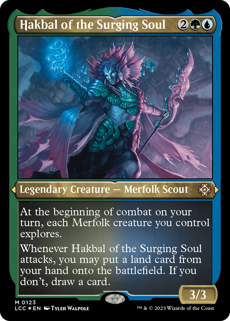 Hakbal of the Surging Soul (Display Commander) [The Lost Caverns of Ixalan Commander] | RetroPlay Games