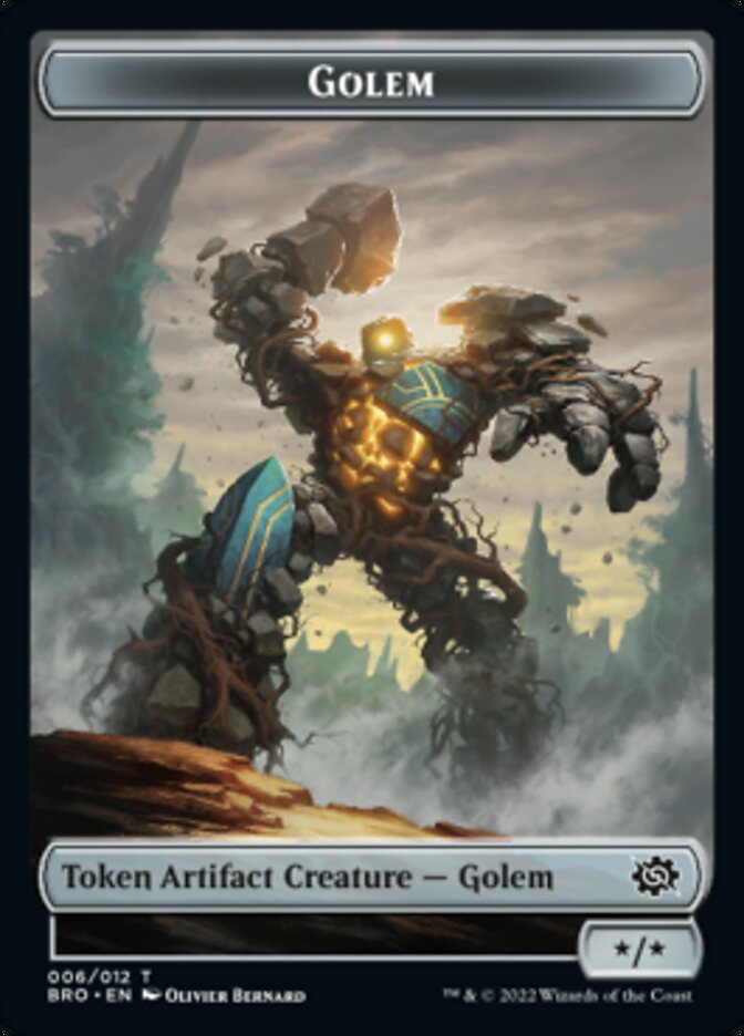 Golem Token [The Brothers' War Tokens] | RetroPlay Games