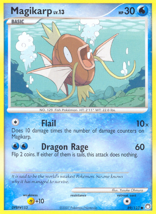 Magikarp (89/123) [Diamond & Pearl: Mysterious Treasures] | RetroPlay Games