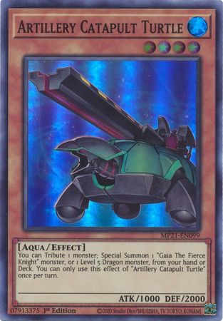 Artillery Catapult Turtle [MP21-EN099] Super Rare | RetroPlay Games