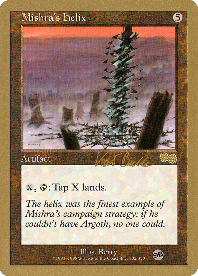 Mishra's Helix (Kai Budde) (SB) [World Championship Decks 1999] | RetroPlay Games