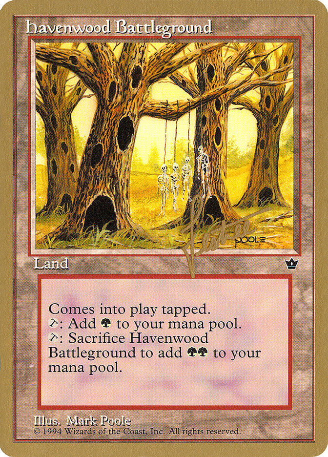 Havenwood Battleground (Bertrand Lestree) [Pro Tour Collector Set] | RetroPlay Games