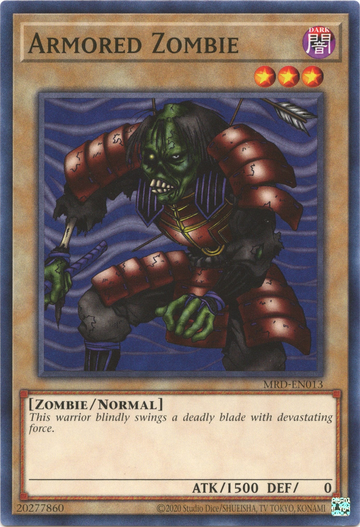 Armored Zombie (25th Anniversary) [MRD-EN013] Common | RetroPlay Games
