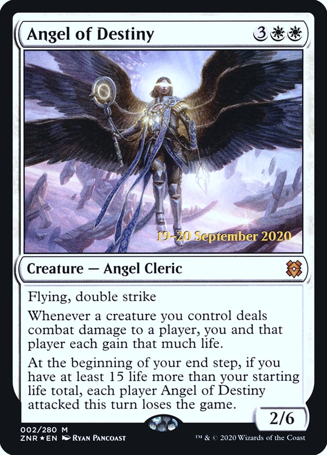 Angel of Destiny  [Zendikar Rising Prerelease Promos] | RetroPlay Games