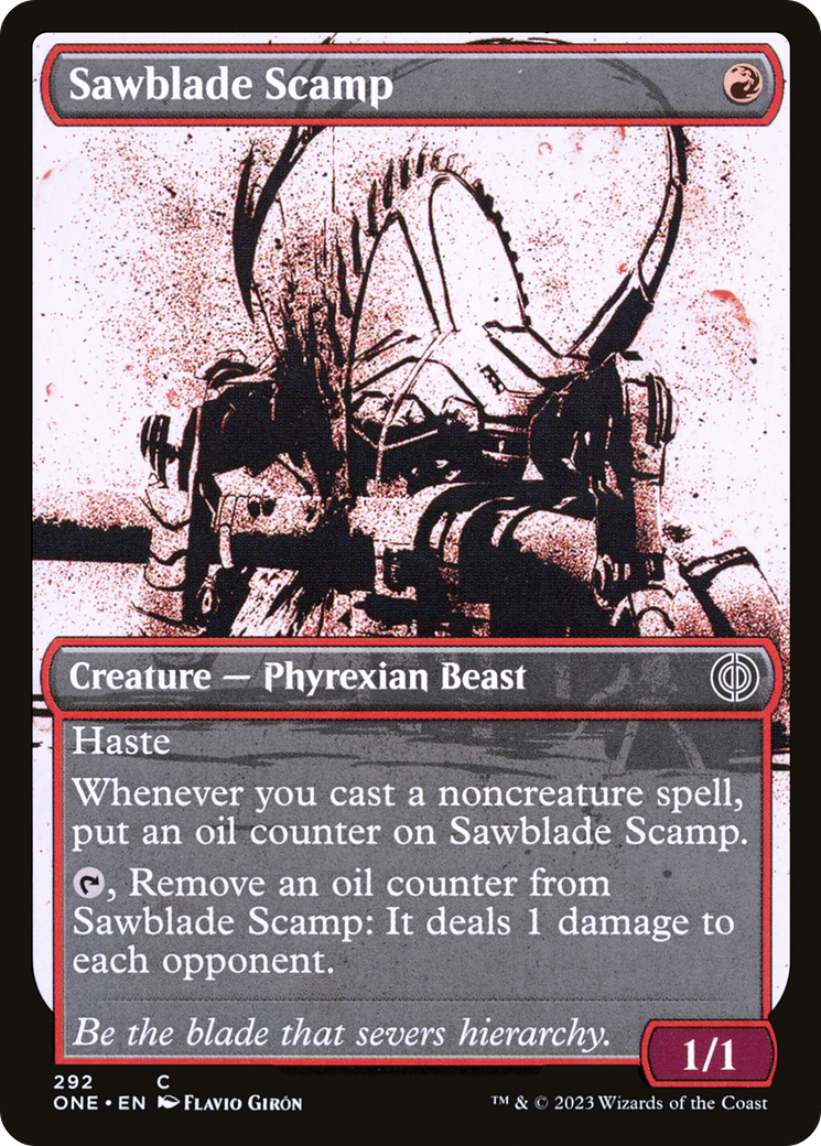 Sawblade Scamp (Showcase Ichor) [Phyrexia: All Will Be One] | RetroPlay Games