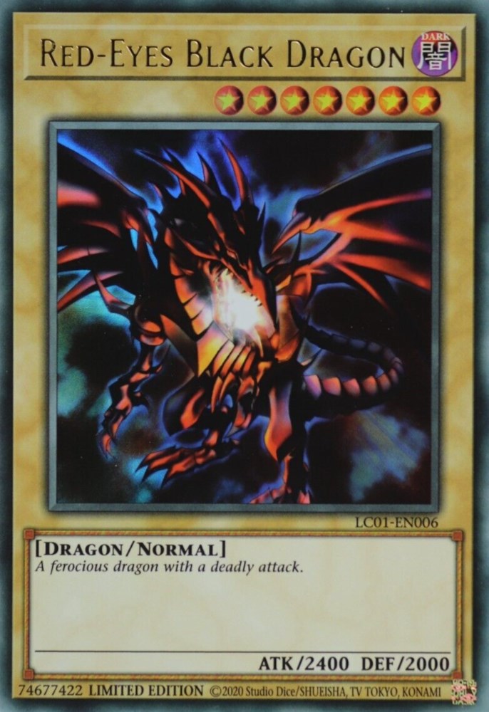 Red-Eyes Black Dragon (25th Anniversary) [LC01-EN006] Ultra Rare | RetroPlay Games