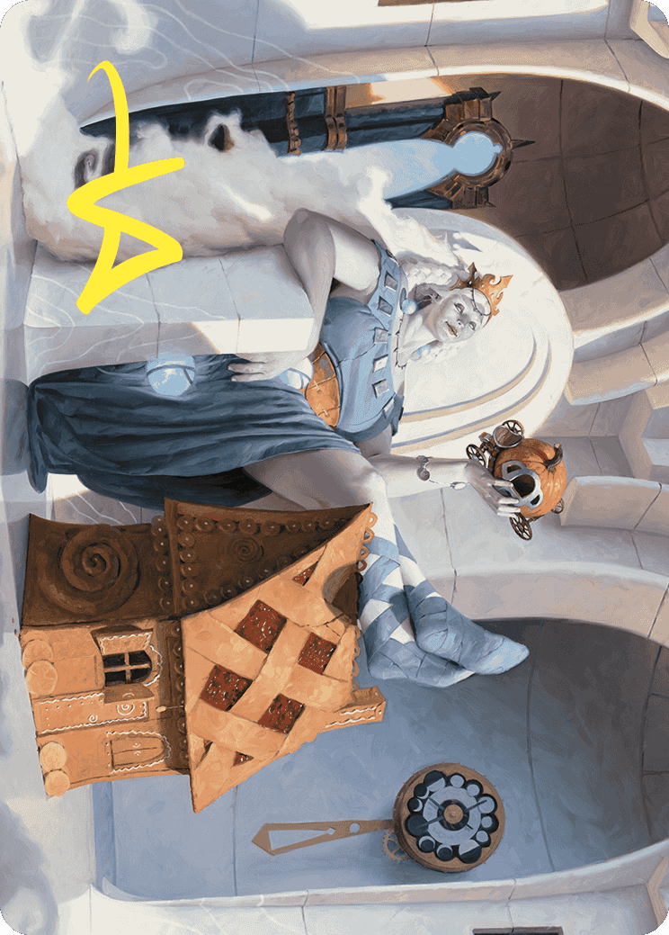 Beluna Grandsquall Art Card (Gold-Stamped Signature) [Wilds of Eldraine Art Series] | RetroPlay Games