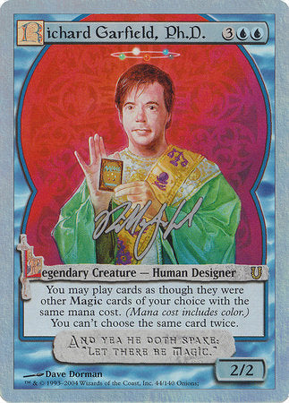 Richard Garfield, Ph.D. (Alternate Foil) [Unhinged] | RetroPlay Games