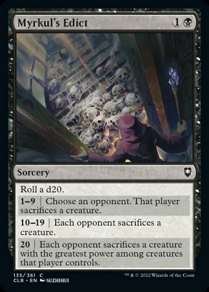 Myrkul's Edict [Commander Legends: Battle for Baldur's Gate] | RetroPlay Games