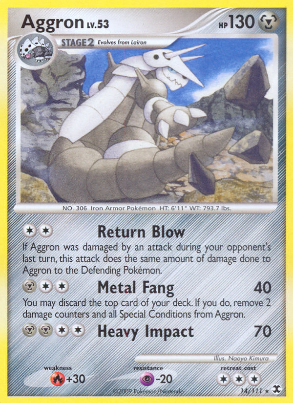 Aggron (14/111) [Platinum: Rising Rivals] | RetroPlay Games