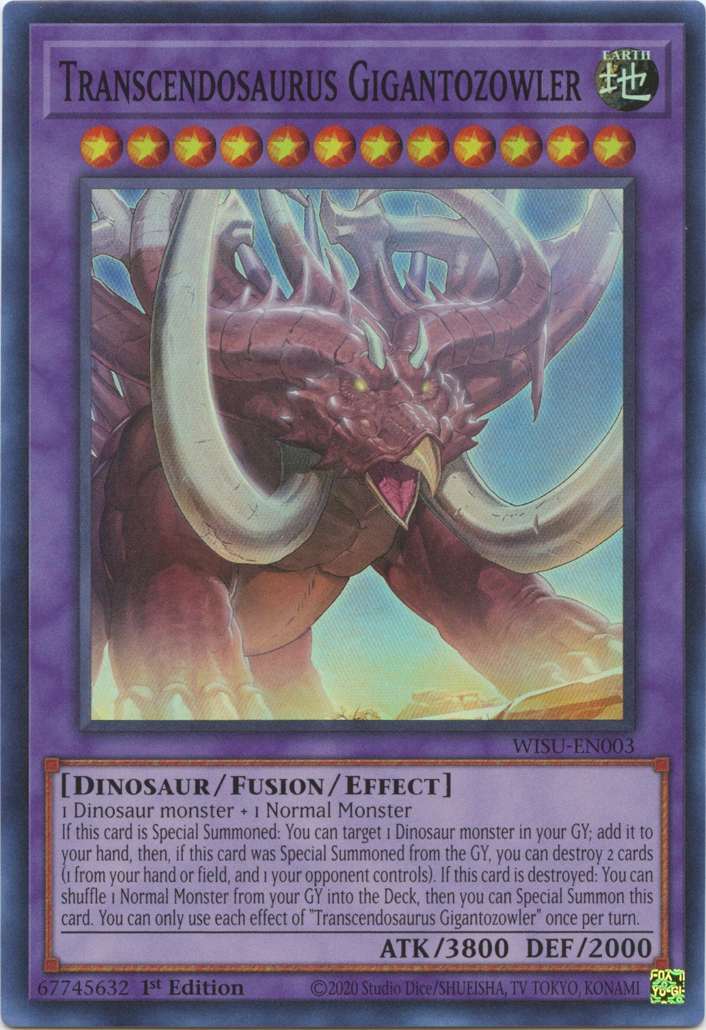 Transcendosaurus Gigantozowler [WISU-EN003] Super Rare | RetroPlay Games
