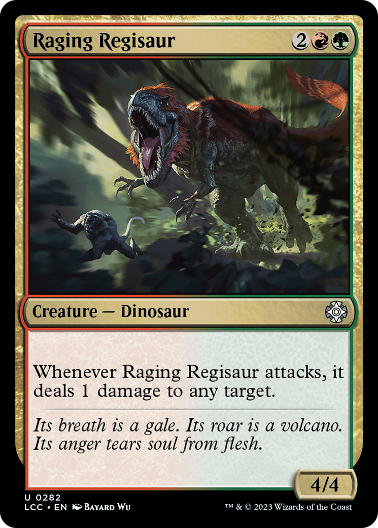 Raging Regisaur [The Lost Caverns of Ixalan Commander] | RetroPlay Games