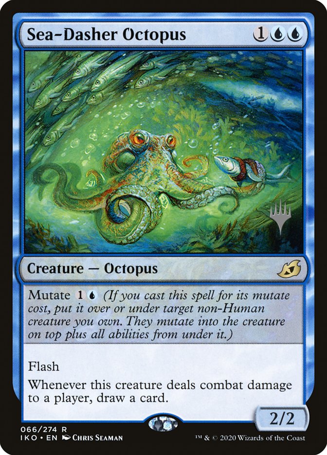 Sea-Dasher Octopus (Promo Pack) [Ikoria: Lair of Behemoths Promos] | RetroPlay Games