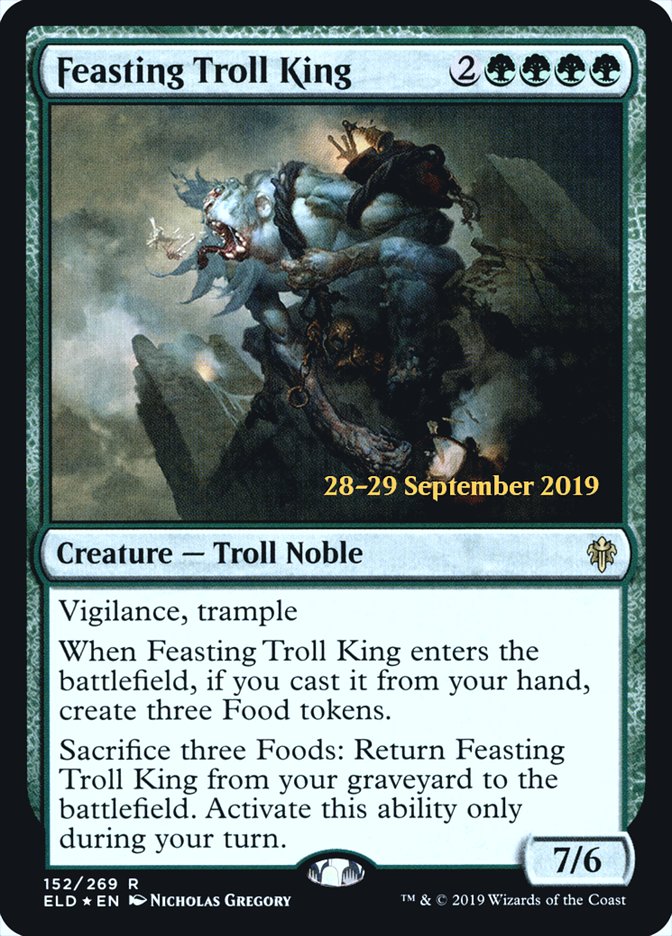 Feasting Troll King  [Throne of Eldraine Prerelease Promos] | RetroPlay Games