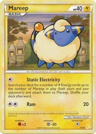 Mareep (13/30) [HeartGold & SoulSilver: Trainer Kit - Raichu] | RetroPlay Games