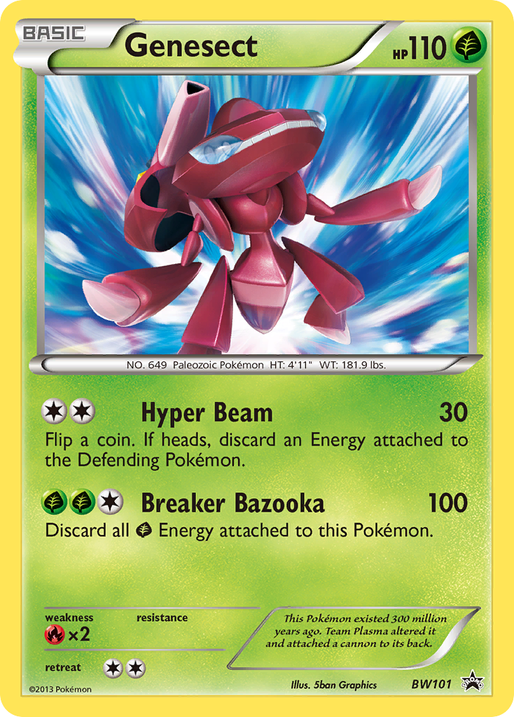 Genesect (BW101) [Black & White: Black Star Promos] | RetroPlay Games