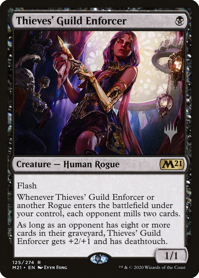 Thieves' Guild Enforcer (Promo Pack) [Core Set 2021 Promos] | RetroPlay Games