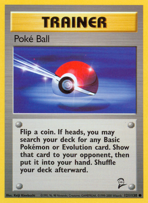 Poke Ball (121/130) [Base Set 2] | RetroPlay Games