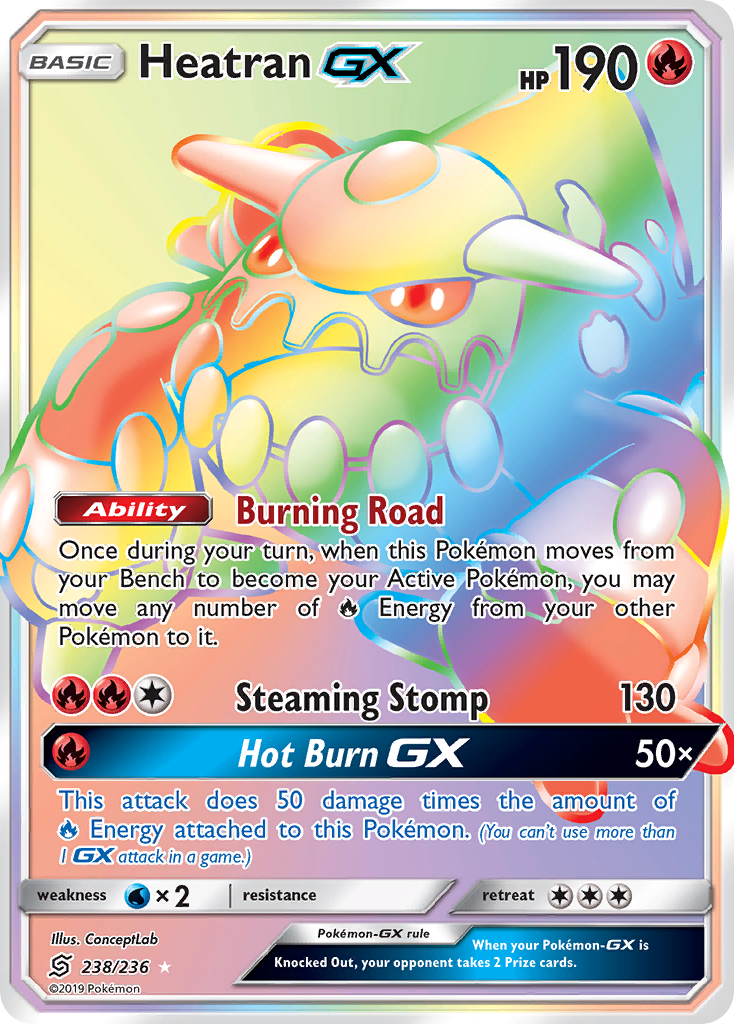 Heatran GX (238/236) [Sun & Moon: Unified Minds] | RetroPlay Games